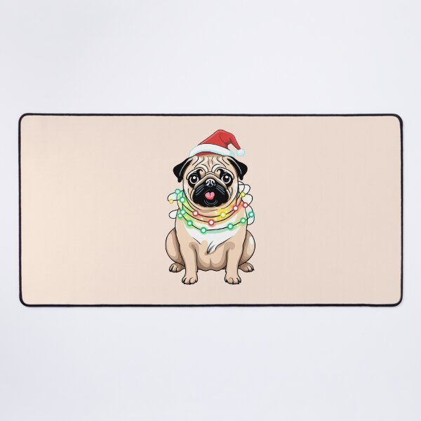 Item preview, Pug With Christmas Lights designed and sold by Itsheartshop.