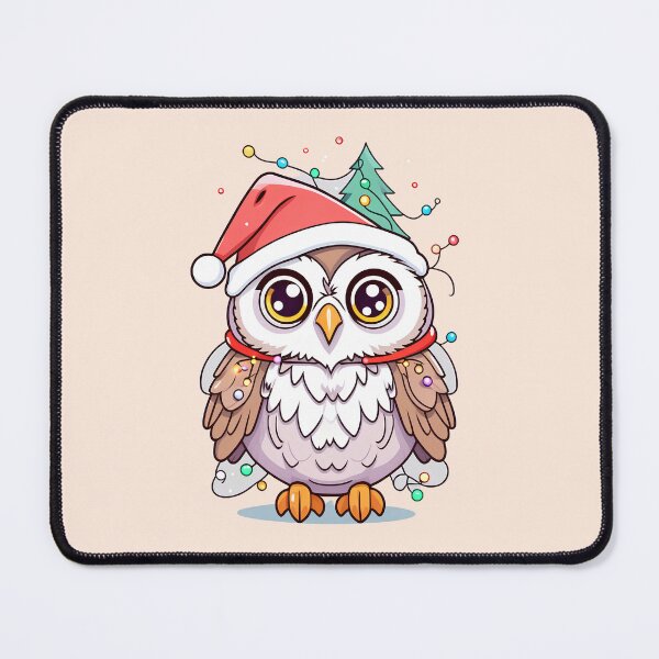 Item preview, Cute Santa Owl With Christmas Lights designed and sold by Itsheartshop.