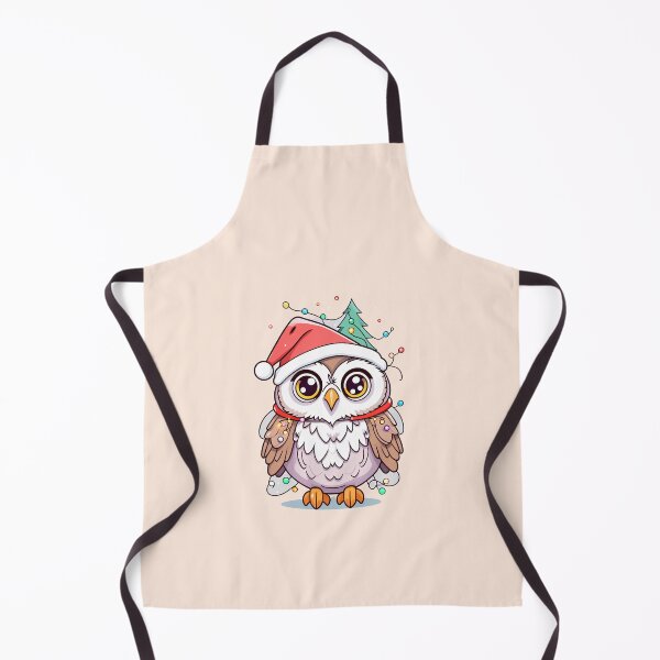 Item preview, Cute Santa Owl With Christmas Lights designed and sold by Itsheartshop.