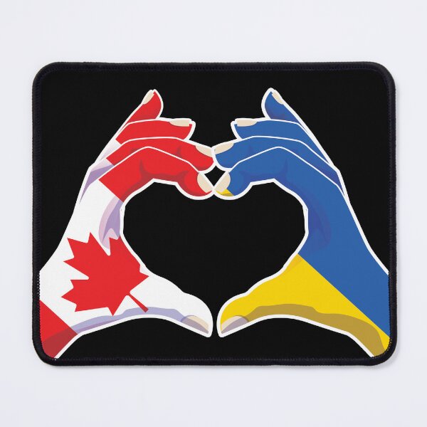 Item preview, Ukraine Ukrainian Canadian Canada Love Heart Peace designed and sold by FlagX.