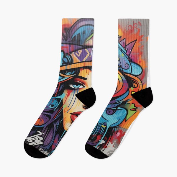 Item preview, "Street Art Serenade: Graffiti Glam Stickers" designed and sold by VinciArt24.