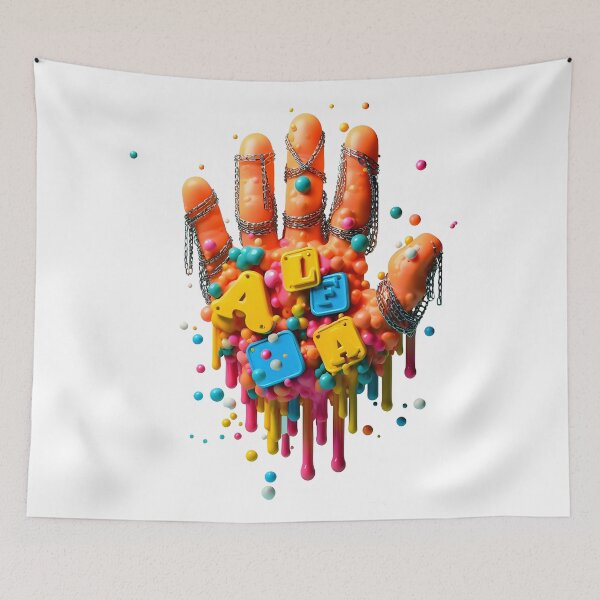 Item preview, Hand with ALFA Plaques designed and sold by Glariix.