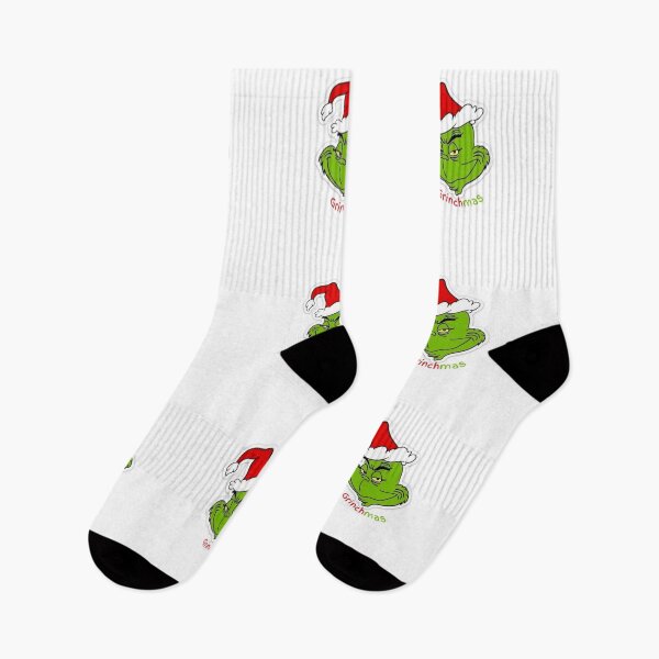 Aperçu de l'œuvre Visage vert Humeur de Noël Grinch Vibes Cadeaux de Grinchmas créée et vendue par DaniVi.