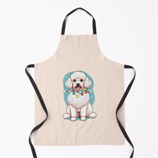 Item preview, Cute Poodle With Christmas Lights designed and sold by Itsheartshop.