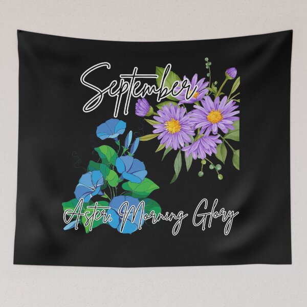 Item preview, September Aster Morning Glory designed and sold by TxTaurus110.