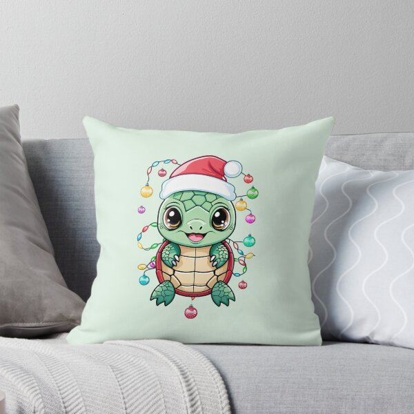 Item preview, Santa Turtle With Christmas Lights designed and sold by Itsheartshop.