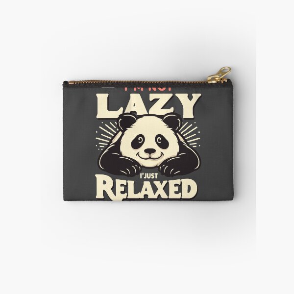 Item preview, Vintage Funny Cute Panda I'm Not Lazy Just Relaxed Men Women designed and sold by 8fifty8.