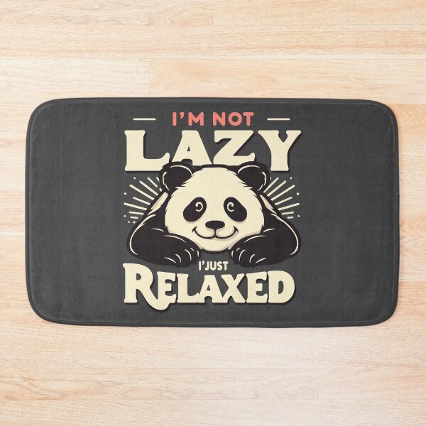 Item preview, Vintage Funny Cute Panda I'm Not Lazy Just Relaxed Men Women designed and sold by 8fifty8.