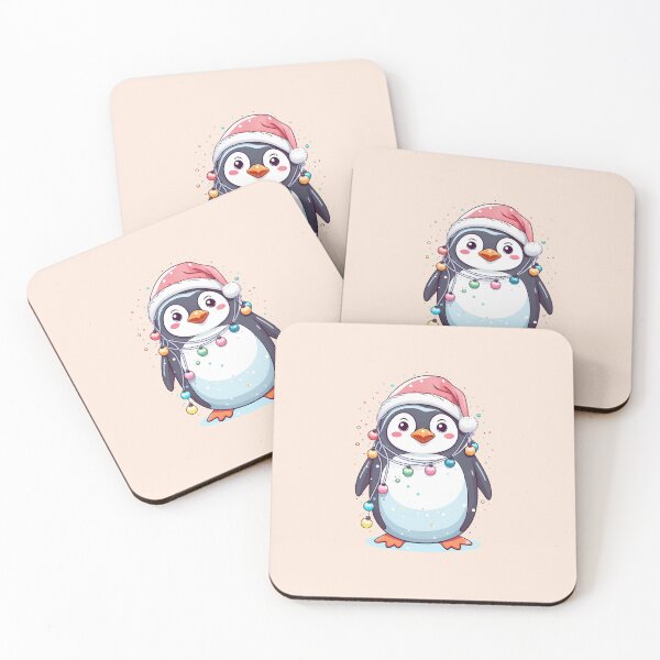 Item preview, Santa Penguin With Christmas Lights designed and sold by Itsheartshop.