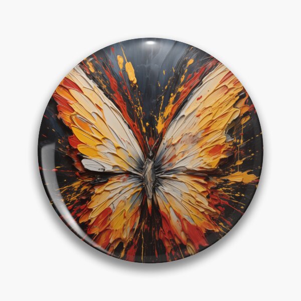 Artikelvorschau, Expressive Butterfly Art 2 (blue, red and black color) entworfen und verkauft von Earth Celebration Designs.