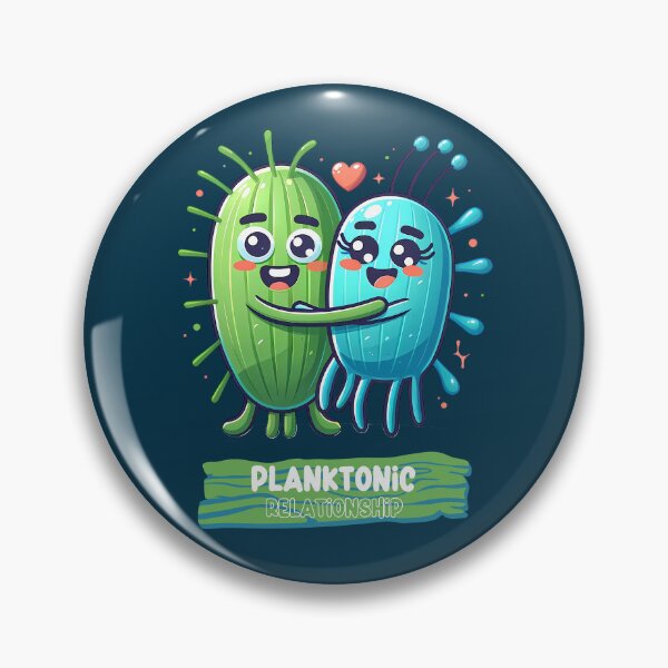 Item preview, Planktonic Relationship - Plankton in Love designed and sold by FlamingoVibes.