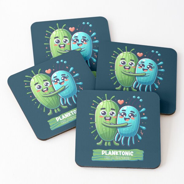 Item preview, Planktonic Relationship - Plankton in Love designed and sold by FlamingoVibes.