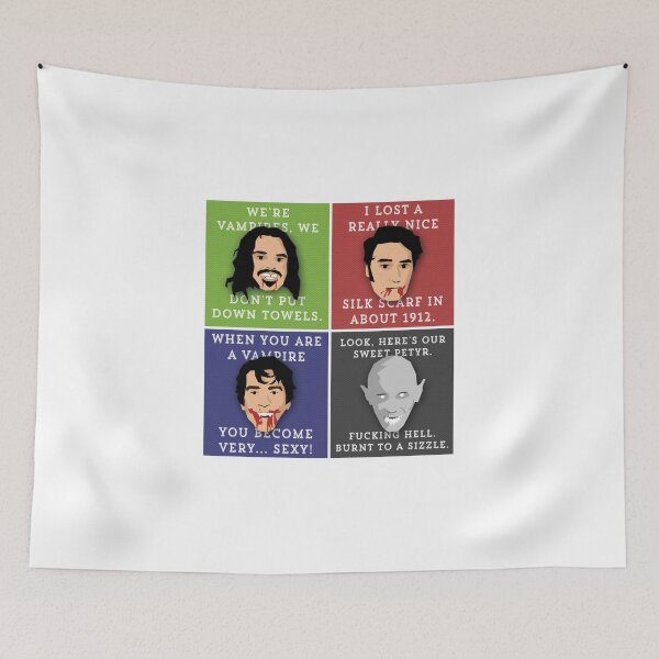 Item preview, What We Do In The Shadows Collage designed and sold by ComedyQuotes.