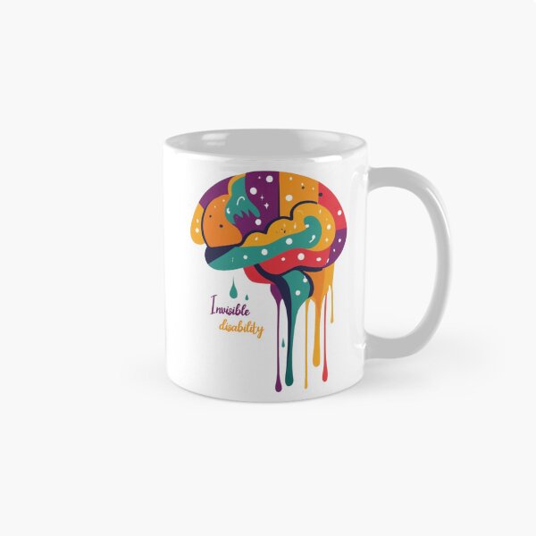 Item preview, Unique brain Invisible Disability designed and sold by LuckyFamily.