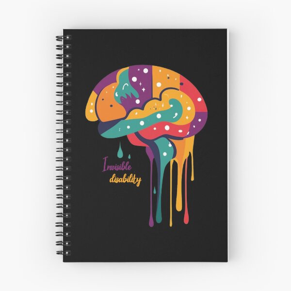 Item preview, Unique brain Invisible Disability designed and sold by LuckyFamily.