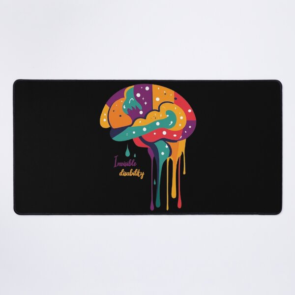 Item preview, Unique brain Invisible Disability designed and sold by LuckyFamily.