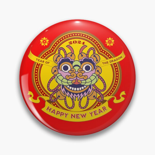 Item preview, Happy New Year of Chinese Dragon in Elegant design designed and sold by MorningTeeNmore.