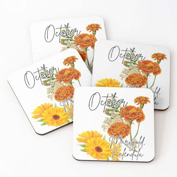 Item preview, October Marigold Calendula designed and sold by TxTaurus110.