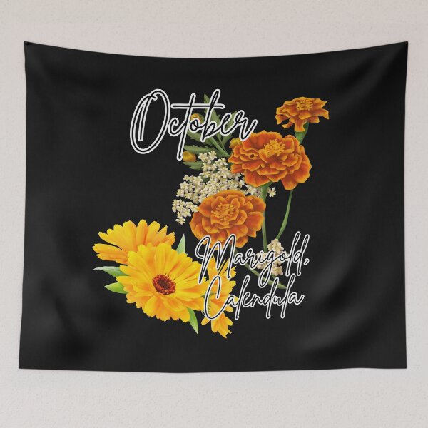 Item preview, October Marigold Calendula designed and sold by TxTaurus110.