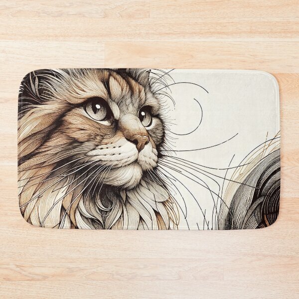 Item preview, Whispering Breeze in Feline Whiskers designed and sold by PictorialWhimsy.
