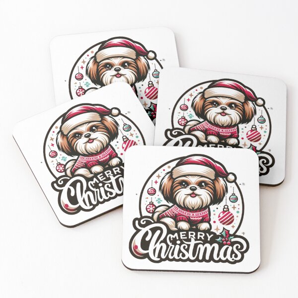 Item preview, Shih Tzu Christmas designed and sold by pocopocodog123.