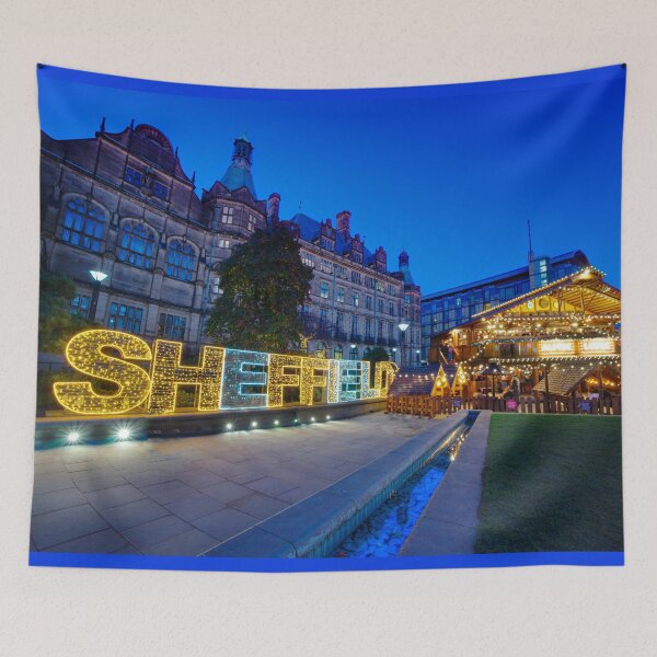 Item preview, Sheffield City at Night designed and sold by Alisonchambers2.