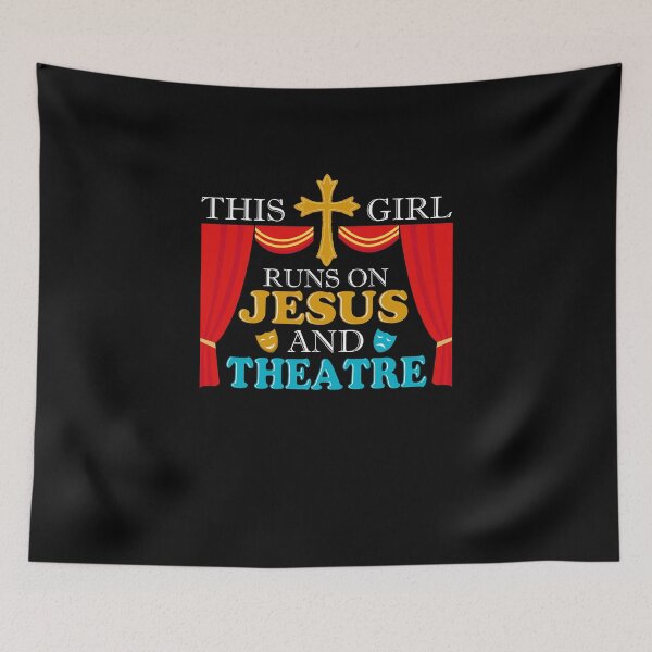 Item preview, Jesus And Theater | theatre lover | theatre geek | theatre gifts | music theatre shirt | drama teacher gift | theatre gift ideas | theatre shirt | theater gift | theatre nerd | thespian shirt designed and sold by Kreature Look.