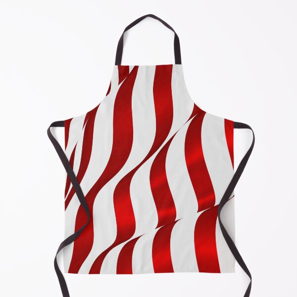 Item preview, waves of white and red stripes designed and sold by AlbertoRuiZ.