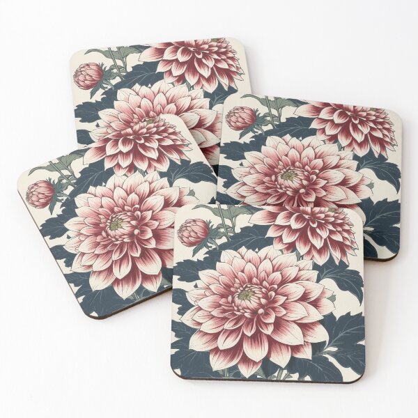 Item preview, Pink Dahlia, Vintage Japanese designed and sold by Planthem.