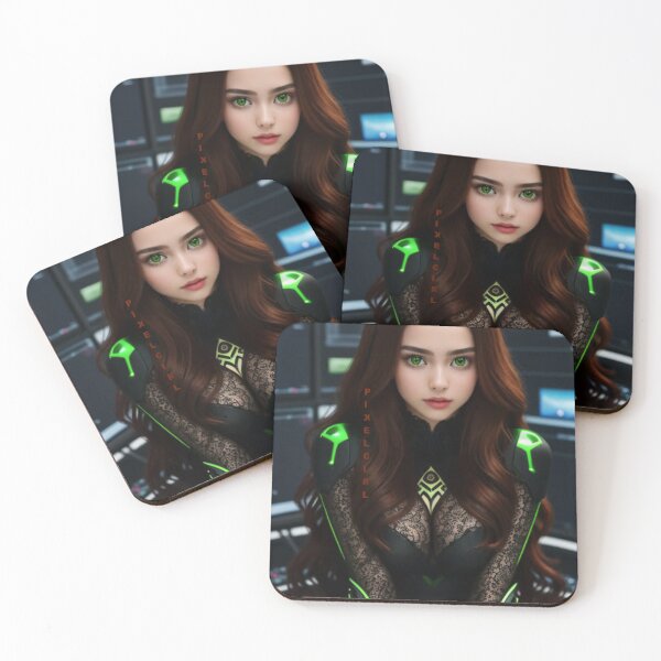 Item preview, PIXEL GIRL - Neon Eyes designed and sold by pixelgirl2020.