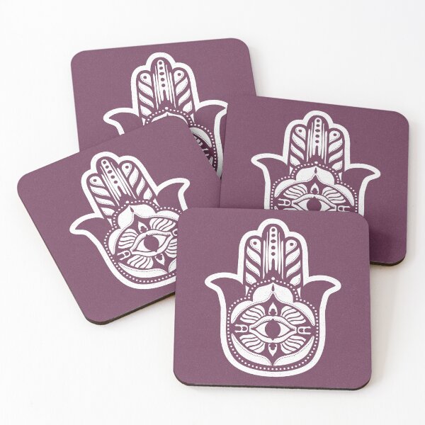Item preview, Hamsa Lava - Beet + Snow designed and sold by Irene Estelle.