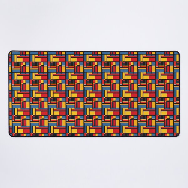 Item preview, Abstract Mondrianesque: Primary Color Blocks Pattern designed and sold by artwaves.