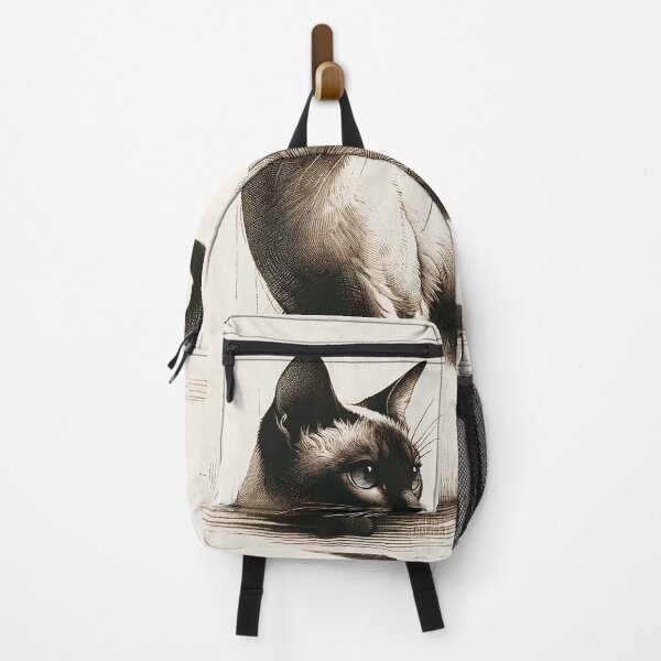 Item preview, Graceful Feline in Monochrome Elegance designed and sold by PictorialWhimsy.