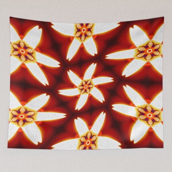 Item preview, Glowing Flower Patterns designed and sold by Patternflower.