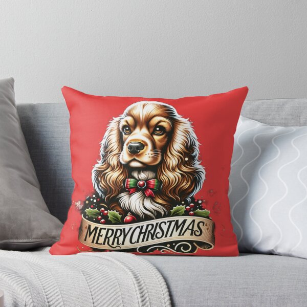 Item preview, american cocker spaniel christmas designed and sold by pocopocodog123.