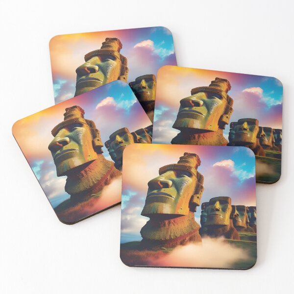 Item preview, Easter Island Statues designed and sold by Random Designs.