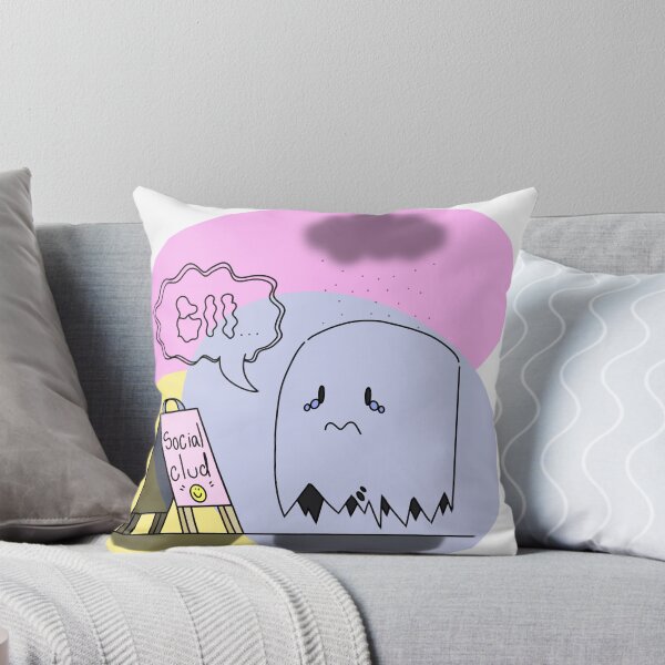 Item preview, Socialising sucks, even for the dead. designed and sold by PsychaLicoious.