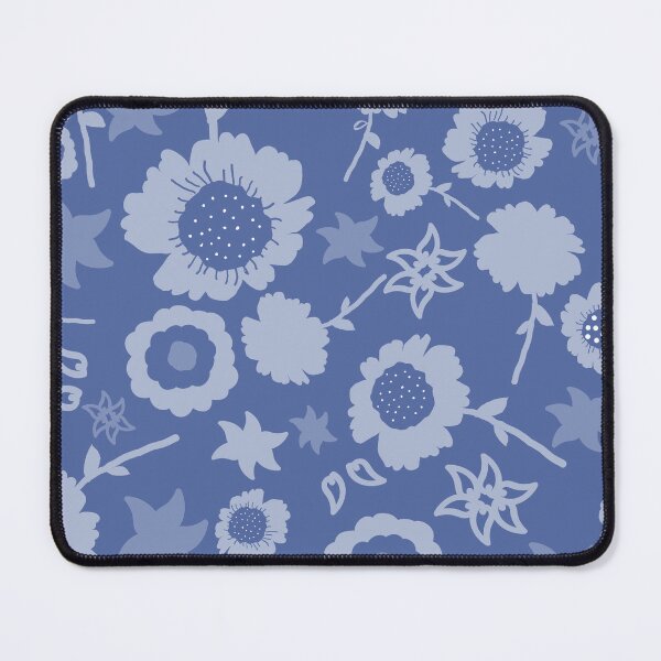 Item preview, Flowers in blue & denim. designed and sold by mkakaire.