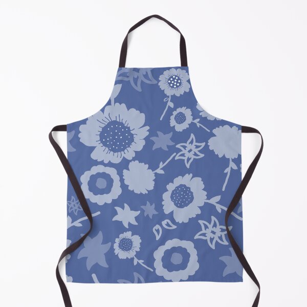 Item preview, Flowers in blue & denim. designed and sold by mkakaire.