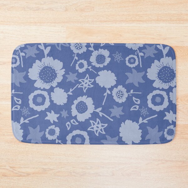 Item preview, Flowers in blue & denim. designed and sold by mkakaire.