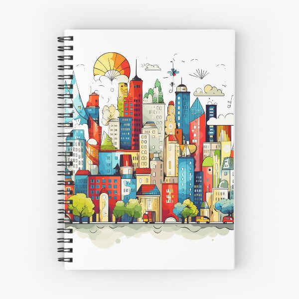 Item preview, Whimsical Cityscape Delight designed and sold by sagybp.