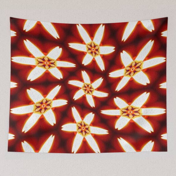 Item preview, Glowing Flower Patterns designed and sold by Patternflower.