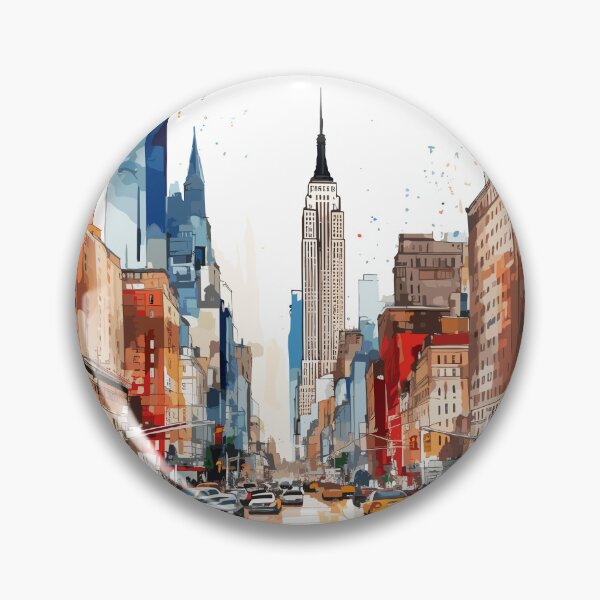 Item preview, Urban Pulse in Watercolor designed and sold by sagybp.