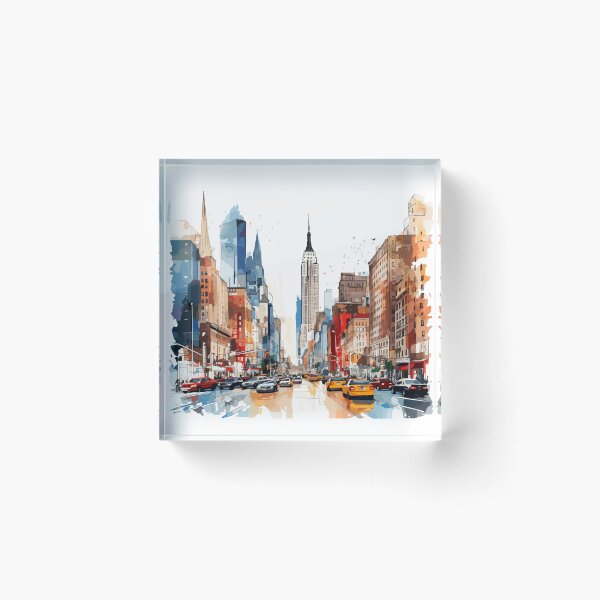 Item preview, Urban Pulse in Watercolor designed and sold by sagybp.