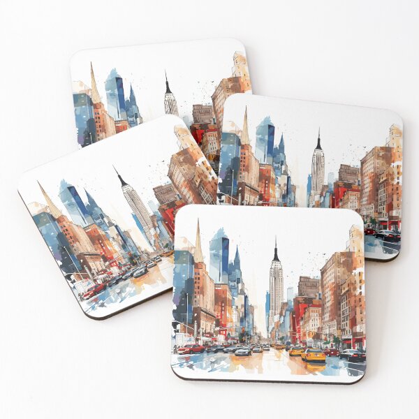 Item preview, Urban Pulse in Watercolor designed and sold by sagybp.