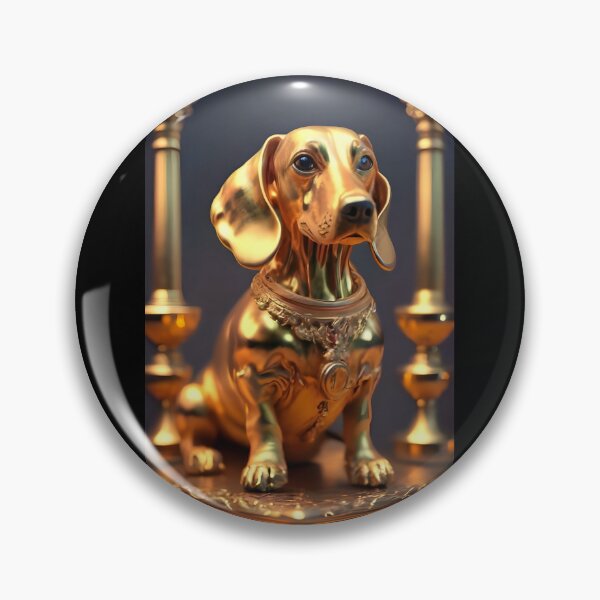 Item preview, Golden Boy 3/4 designed and sold by DachshundsOnRB.
