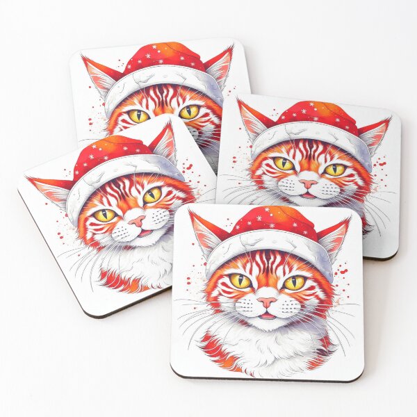 Item preview, Santa Claws, Christmas Cat designed and sold by Peace-Artist-24.