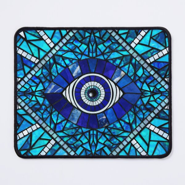 Item preview, Evil Eye Amulet Mosaic Art designed and sold by k9printart.