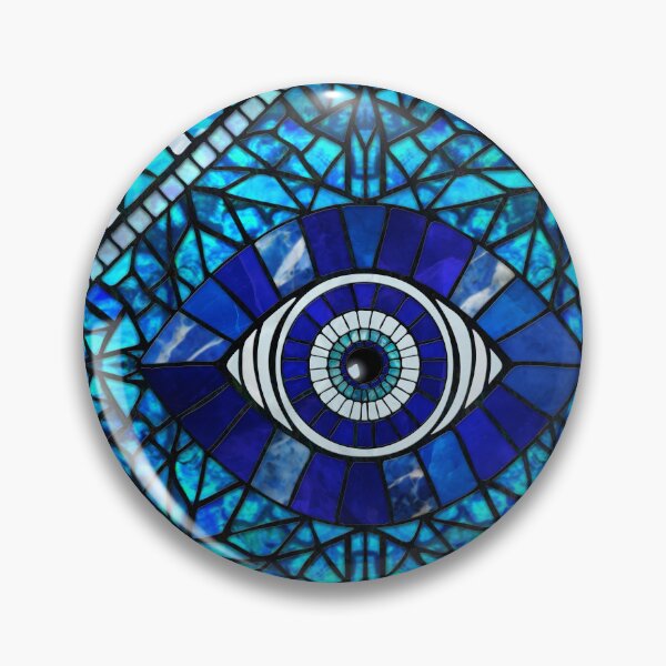 Item preview, Evil Eye Amulet Mosaic Art designed and sold by k9printart.