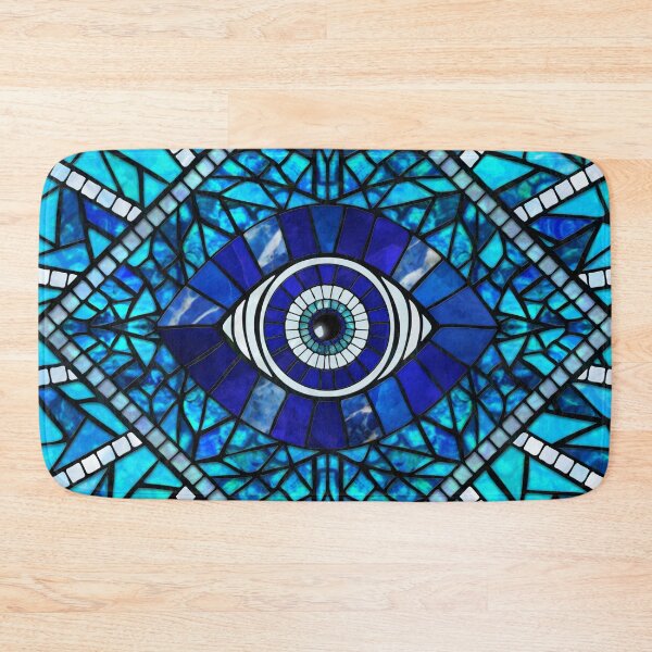 Item preview, Evil Eye Amulet Mosaic Art designed and sold by k9printart.